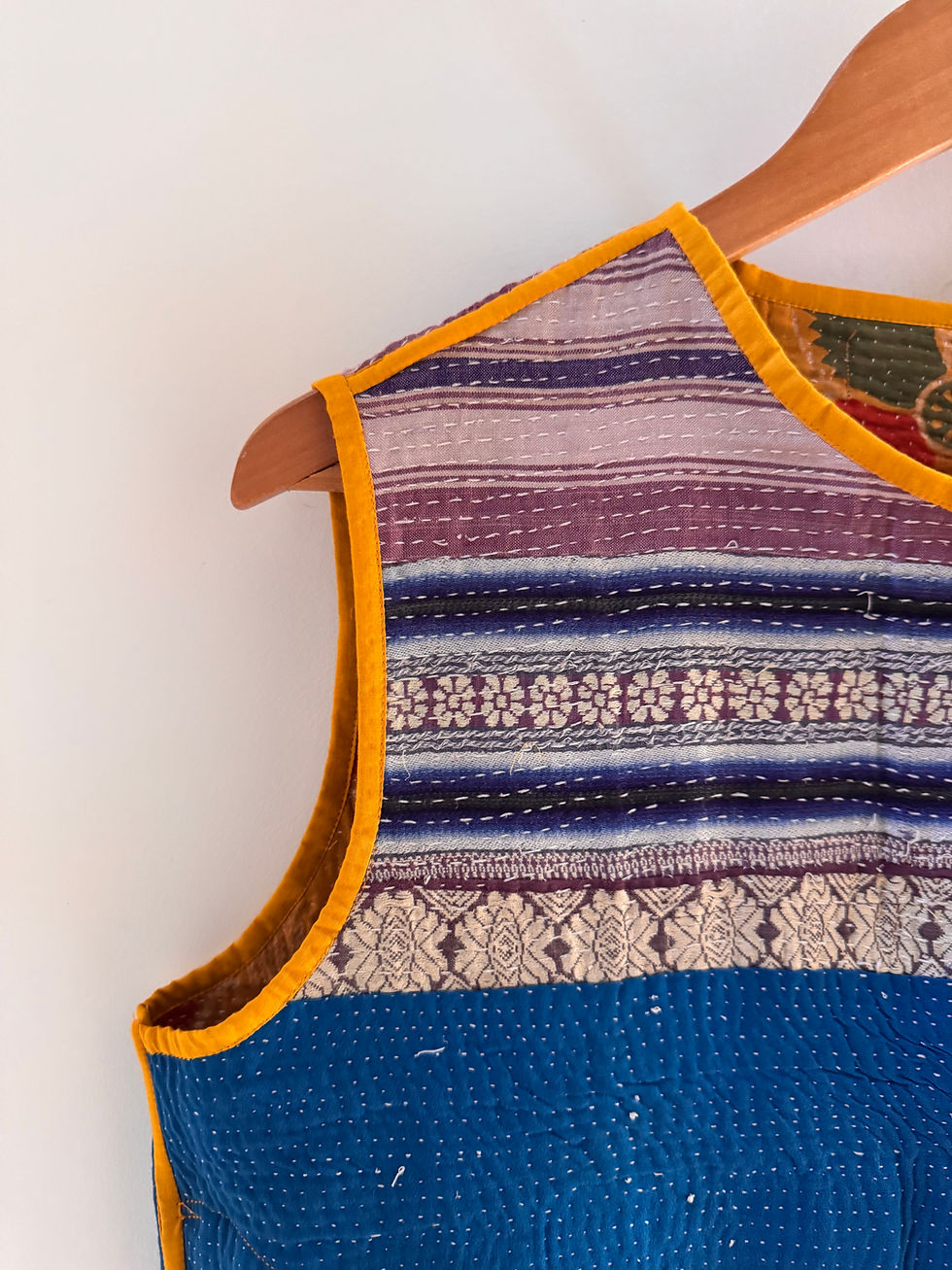 Thumbnail: MIRA Kantha Vest S/M