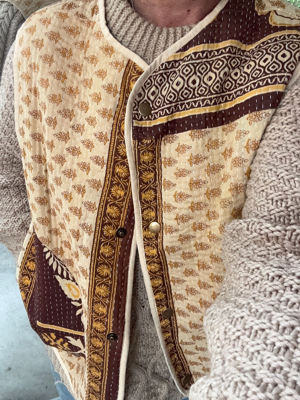 Thumbnail: MIRA Kantha Vest S/M