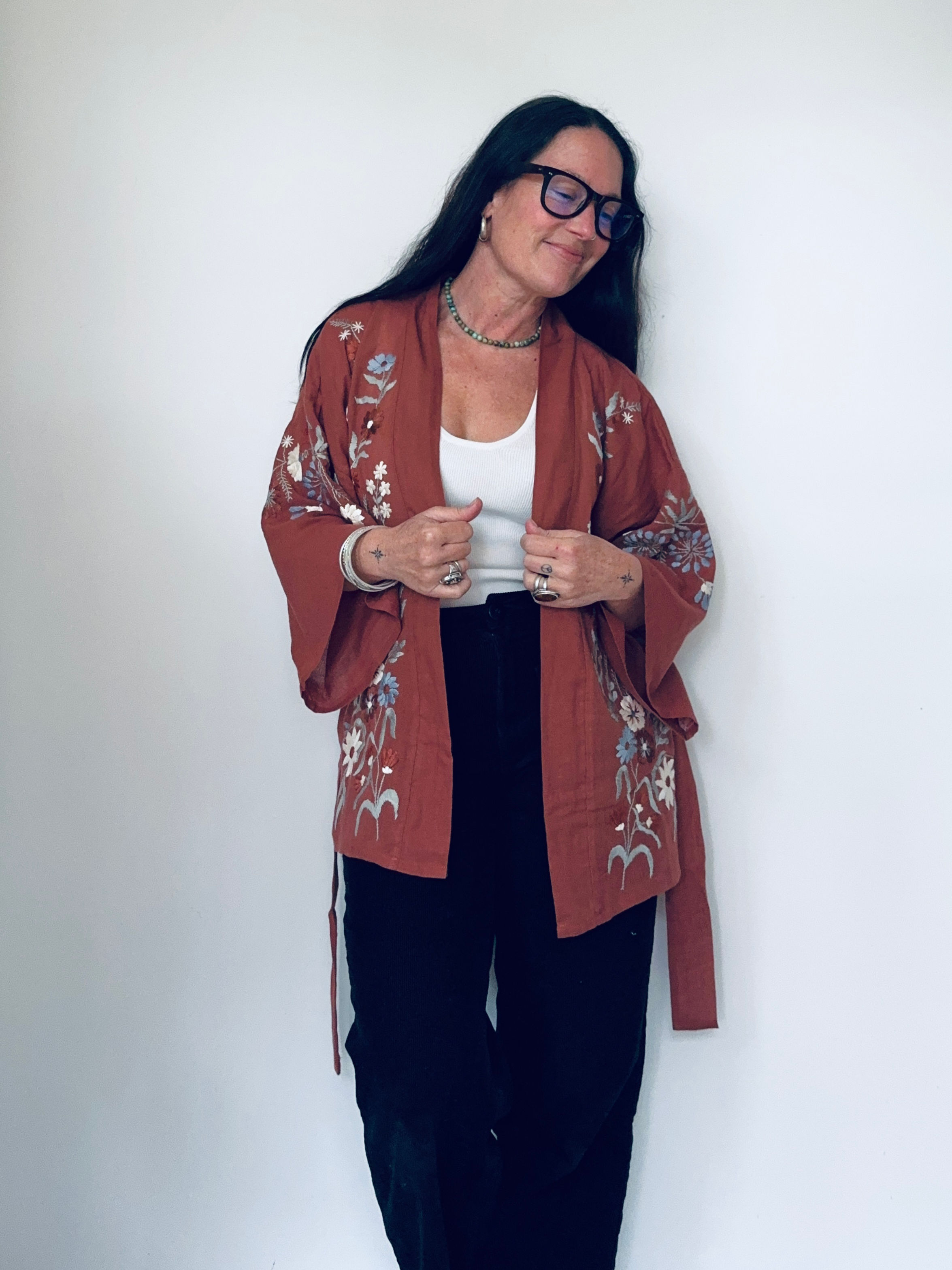 BLOOM Robe Top - HENNA