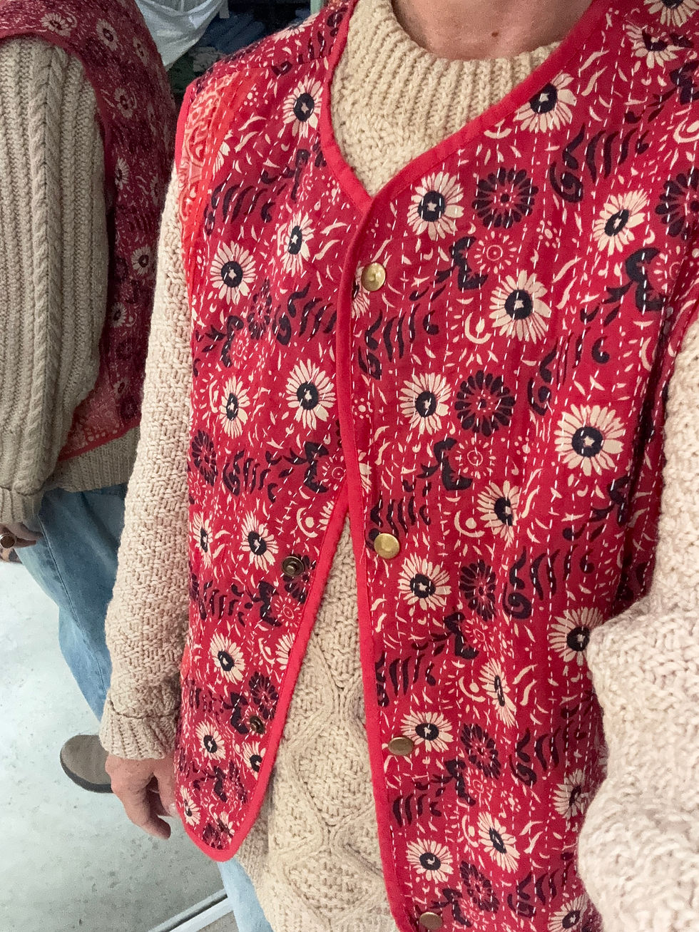 Thumbnail: MIRA Kantha Vest L/XL