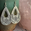 Thumbnail: Hilltribe Wildflower Teardrop Earrings
