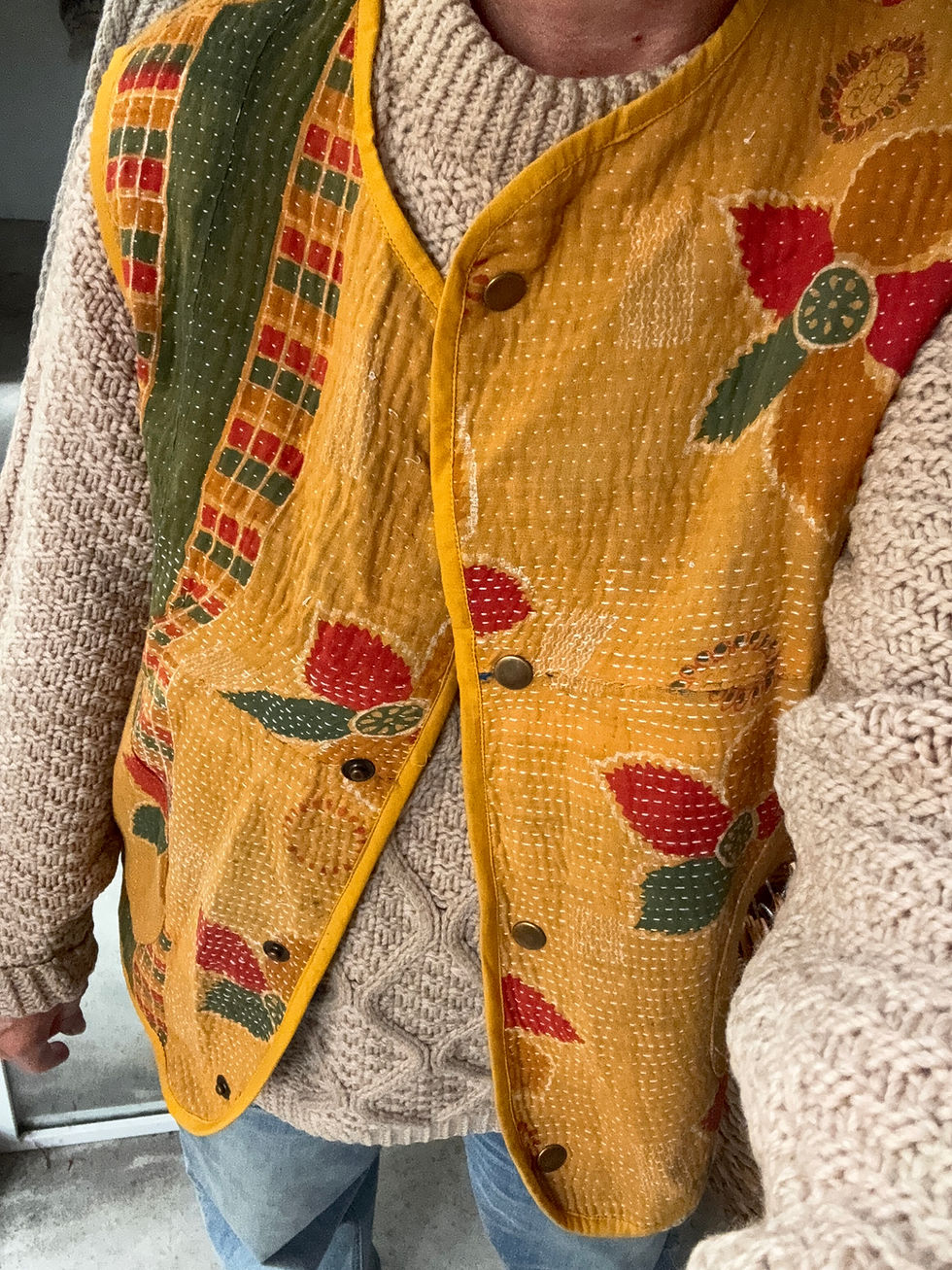 Thumbnail: MIRA Kantha Vest S/M