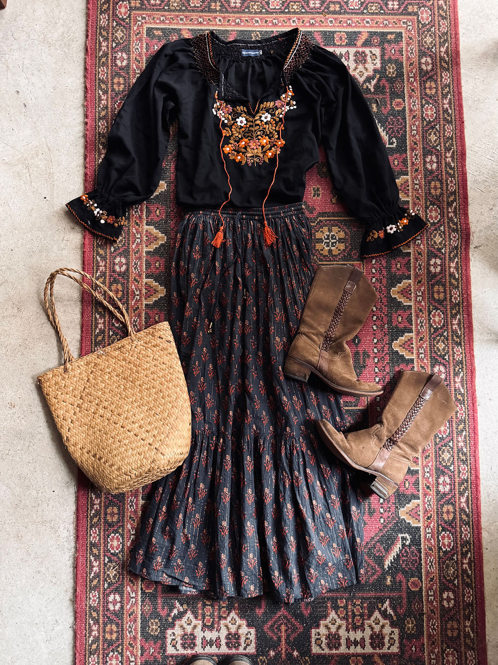 Thumbnail: BIRKIN FOLK Blouse - Black