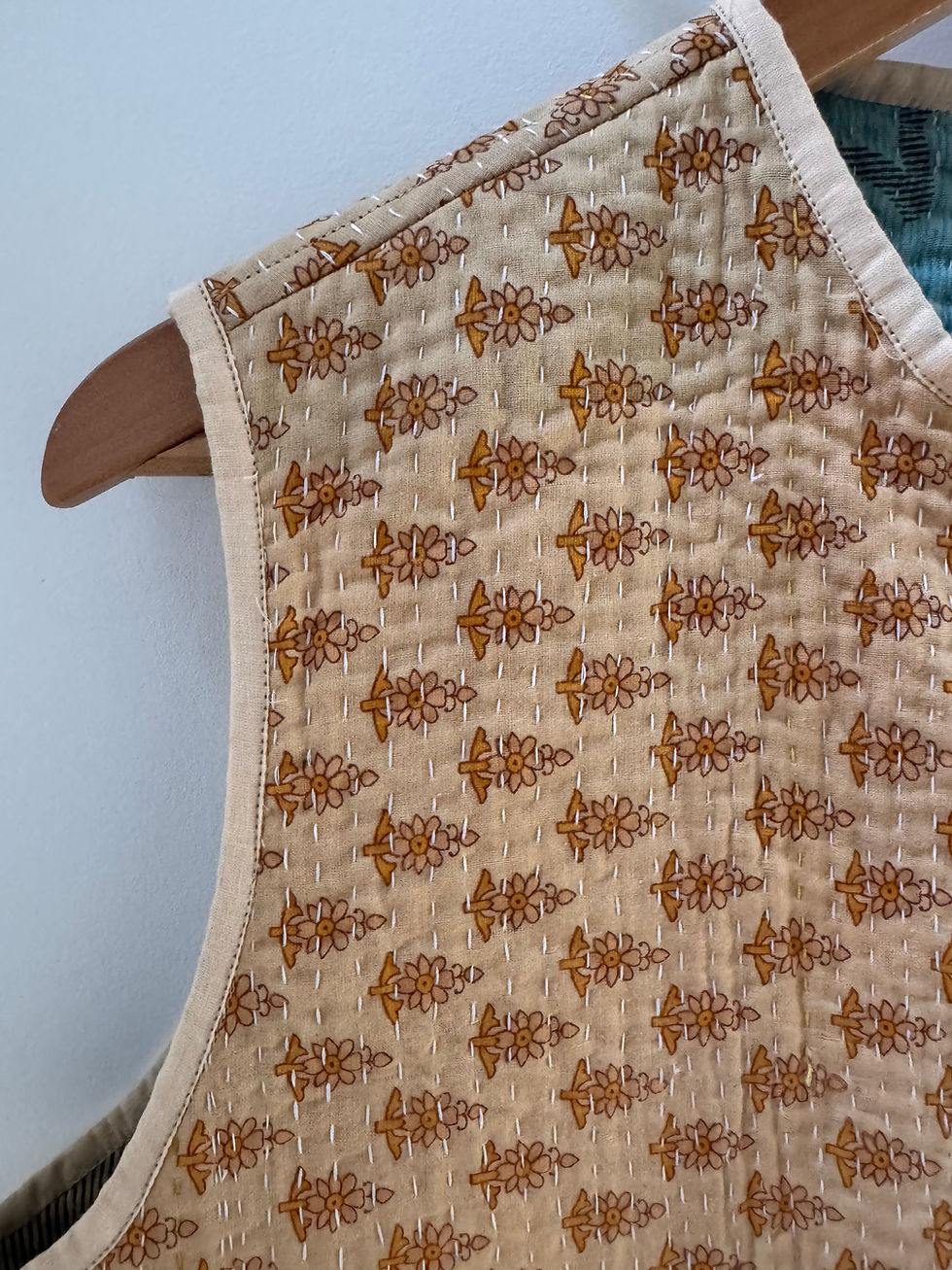 Thumbnail: MIRA Kantha Vest S/M