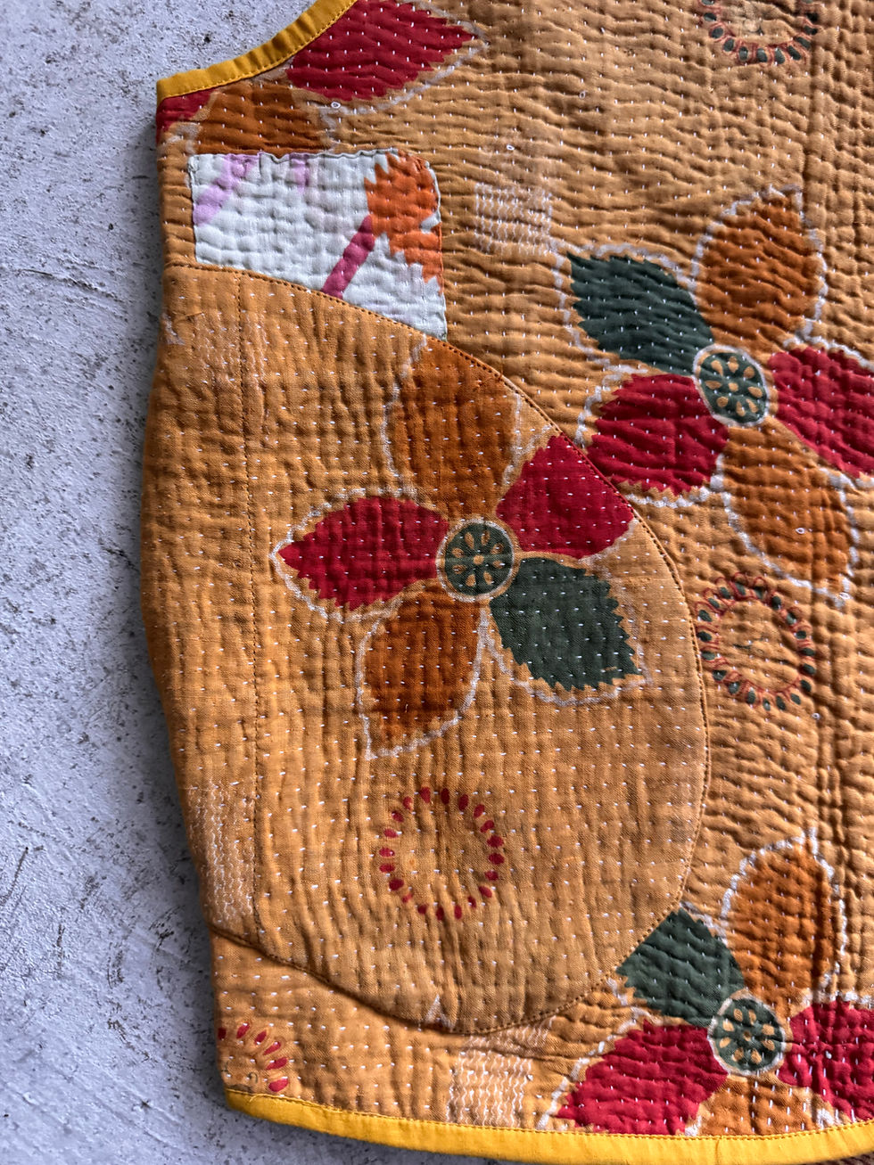 Thumbnail: MIRA Kantha Vest S/M