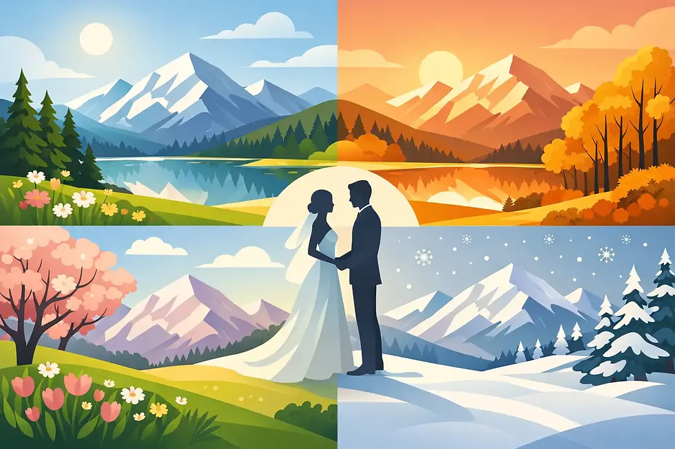 Best Season for Colorado Mountain Weddings
