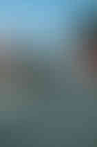 Exterior con diableros empujando cargas sobre la avenida.