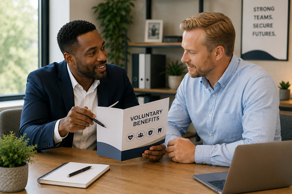 Voluntary benefits consultation helping employers and employees understand accident insura