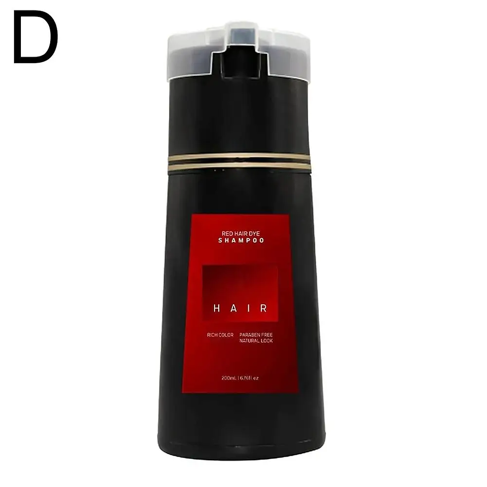 Thumbnail: 200ML Nova Hair Instant Dye Shampoo Hair Dye Coloring Shampoo for Gray Hair Long