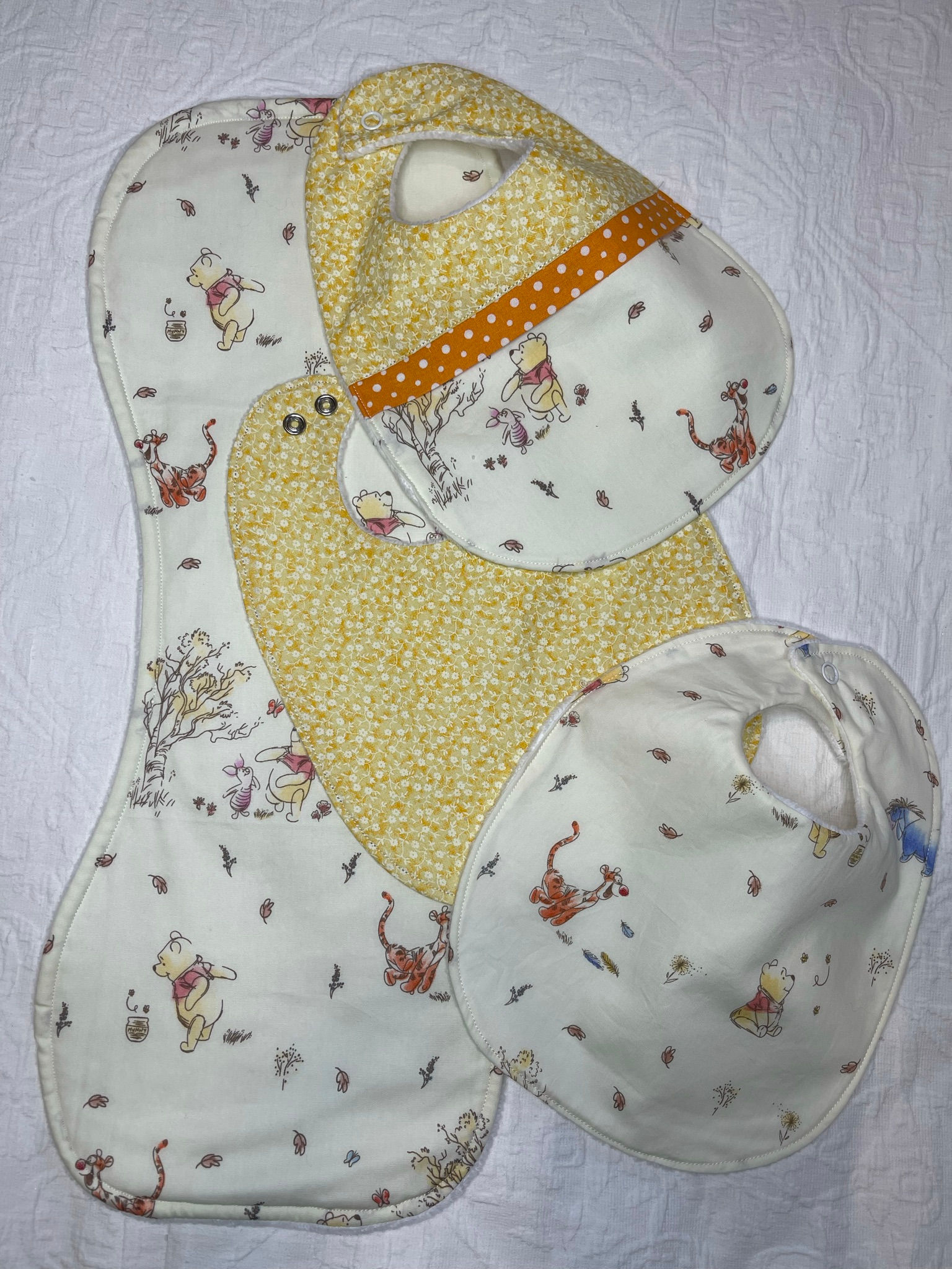 Gift Set - Bib and Burp - Watercolour Pooh