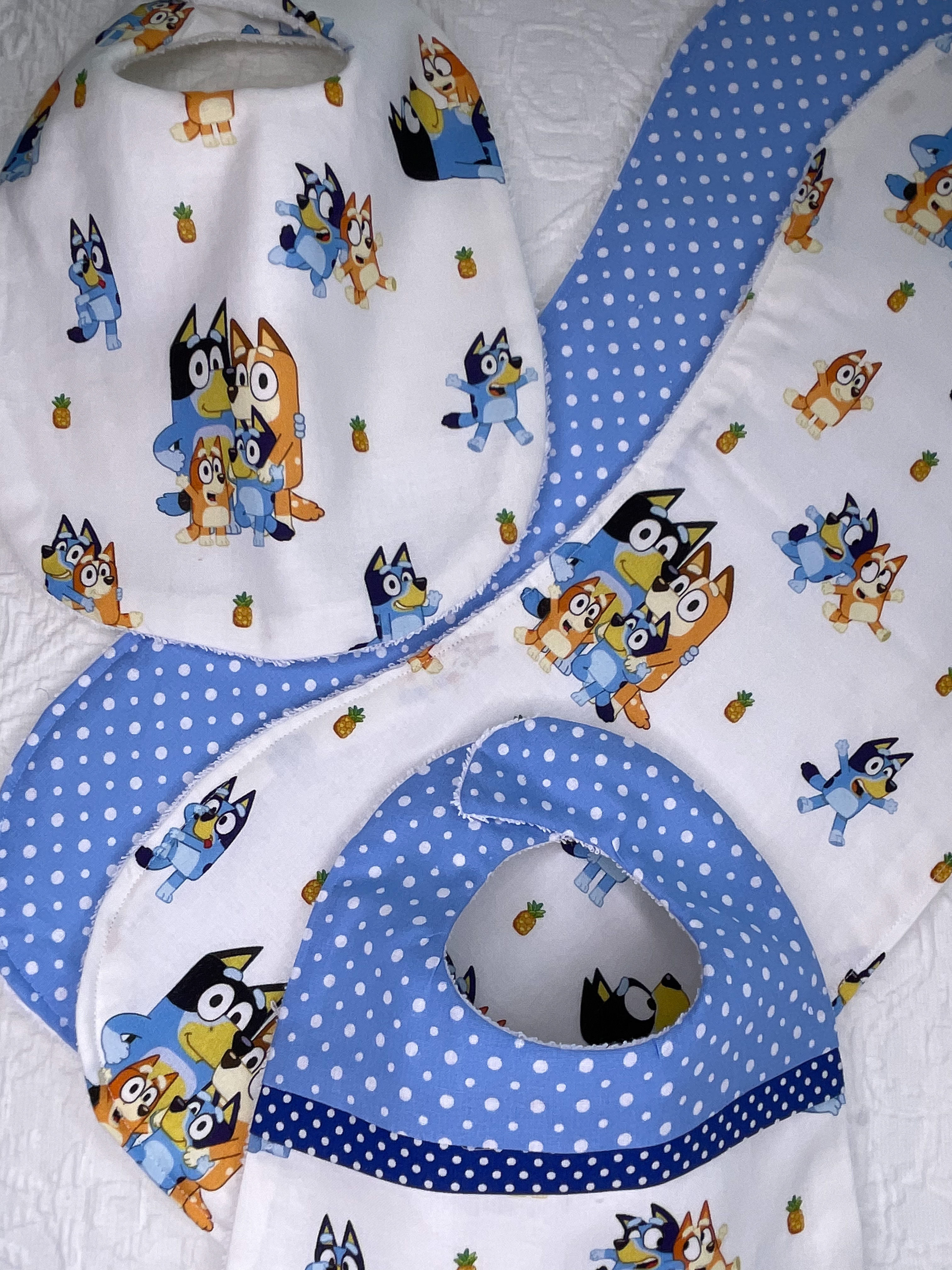 Burp & Bib Starter Set - Bluey Family Fun