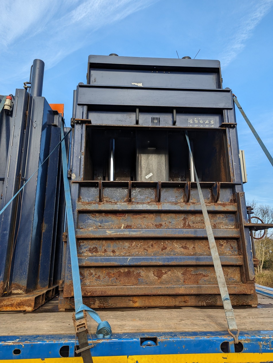 Before - Vertical Baler