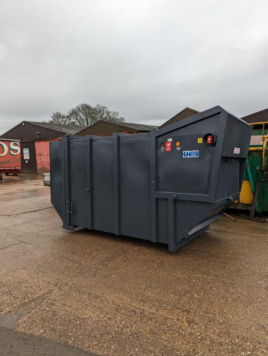 After (Side) - 14YD Portable Compactor
