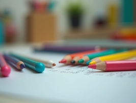 Colored Pencils on paper