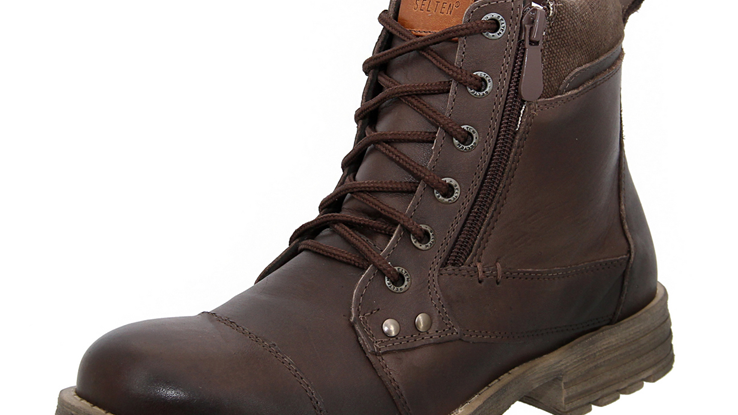bota estilo coturno masculino
