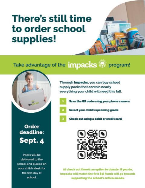 QR code to order Impacks