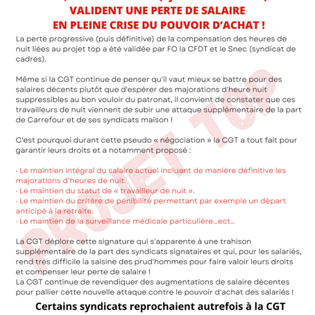 ILS VALIDENT UNE PERTE DE SALAIRE EN PLEINE CRISE DU POUVOIR D’ACHAT !