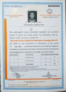 MS- CIT certificate