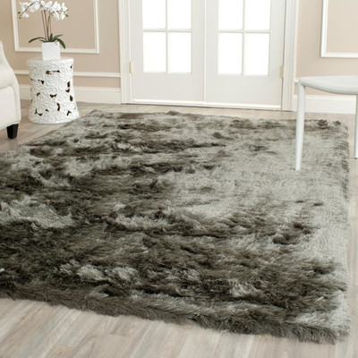 Paris Titanium Shag Area Rug by Safavieh