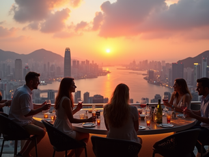 Rooftop bars in Hong Kong