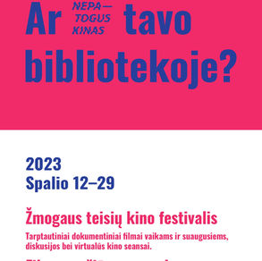 Rinktiniai festivalio „Nepatogus kinas“ filmai Varėnos viešojoje bibliotekoje.