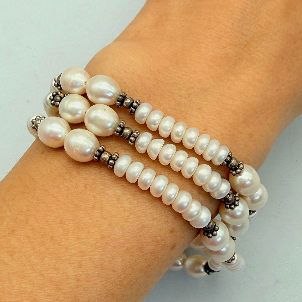Three Strand Pearl Bracelet