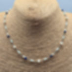 Pearl, Lapis and Aventurine Necklace