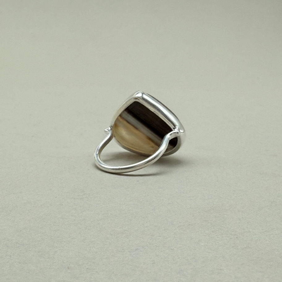 Banded Agate Ring