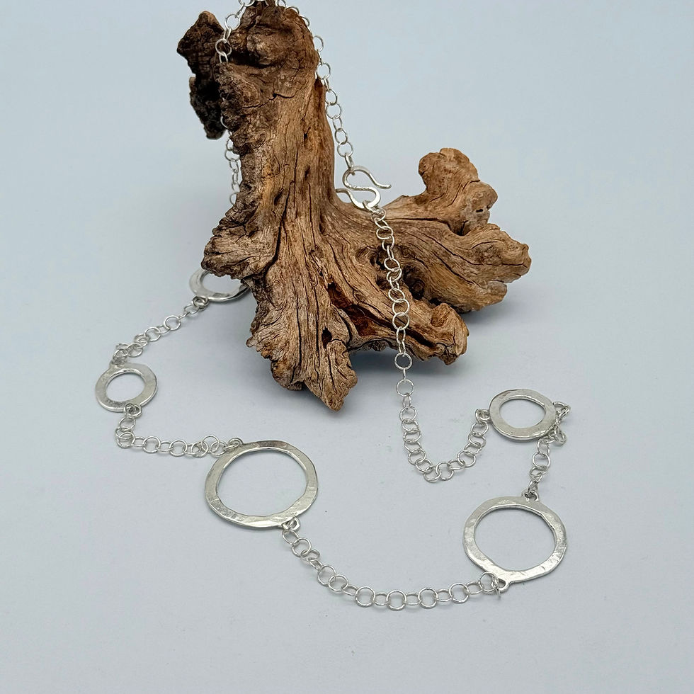 Open Circle Chain Necklace