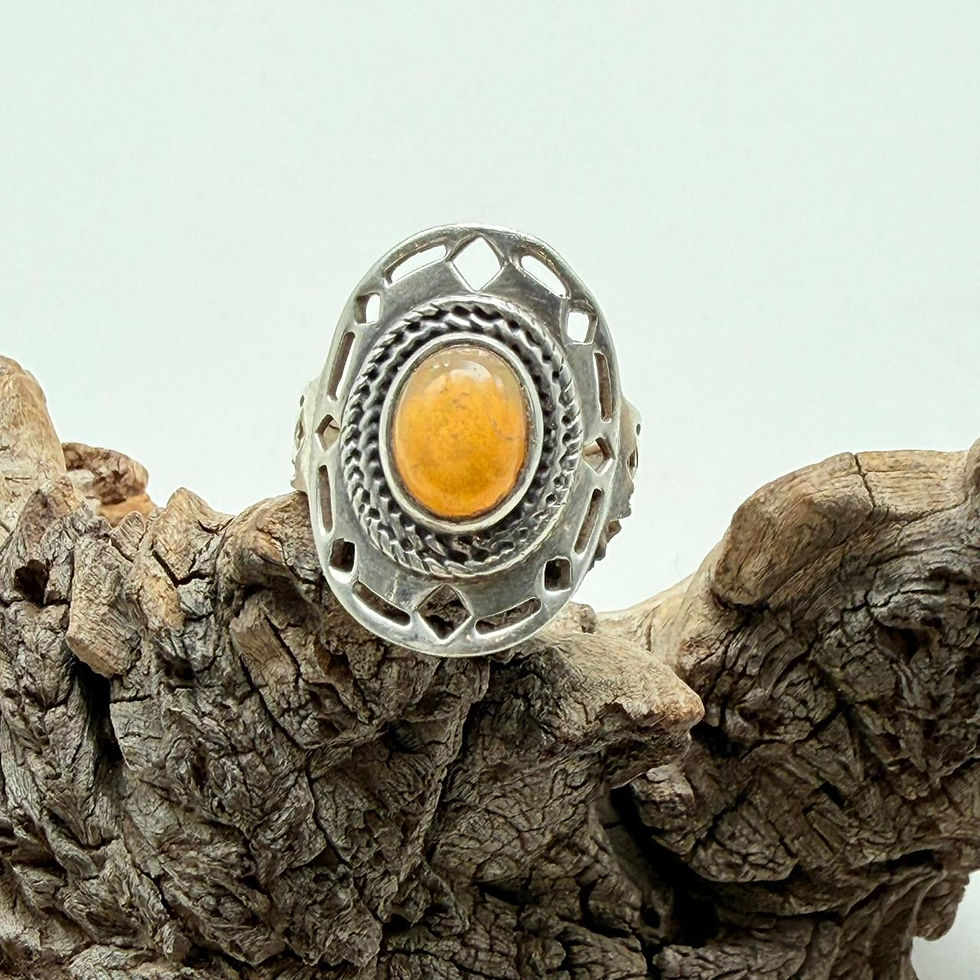 Ethiopian Opal Cut Out Ring