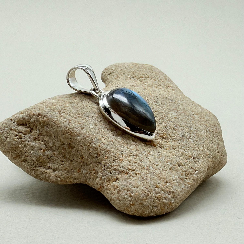 Labradorite Teardrop Pendant