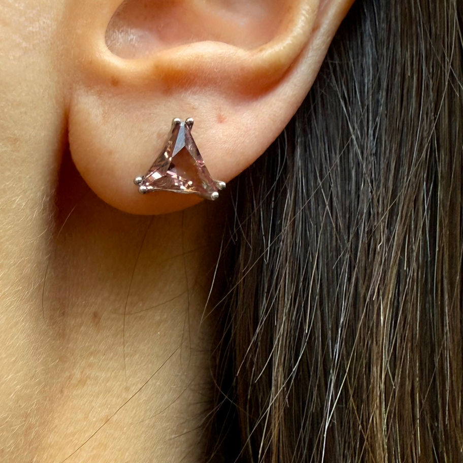 Zultanite Triangular Earrings
