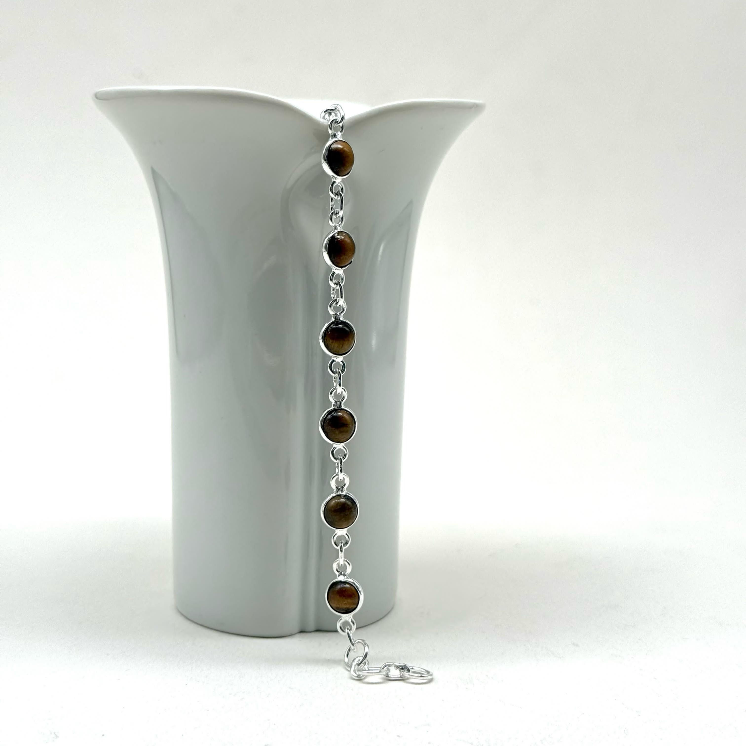 Round Tigers Eye Bracelet