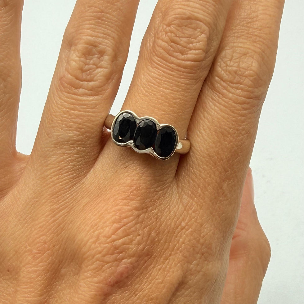 Onyx Trio Ring