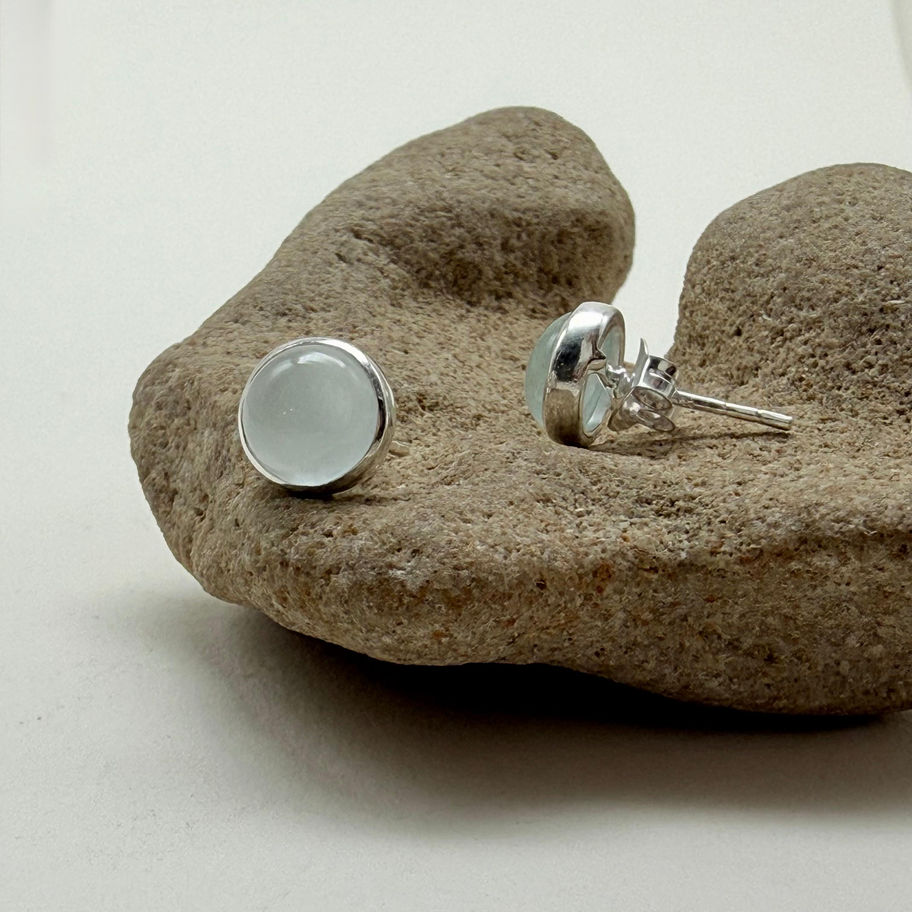 Moonstone Studs