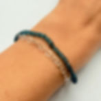 London Blue Topaz and Round Link Chain Bracelet