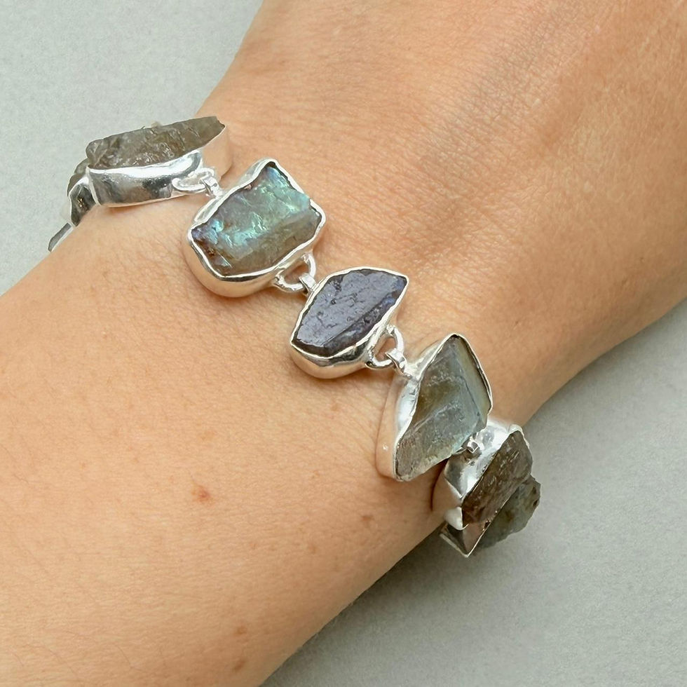 Rough Labradorite Bracelet