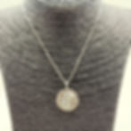 Rabbit in the Moon Pendant on Box Chain