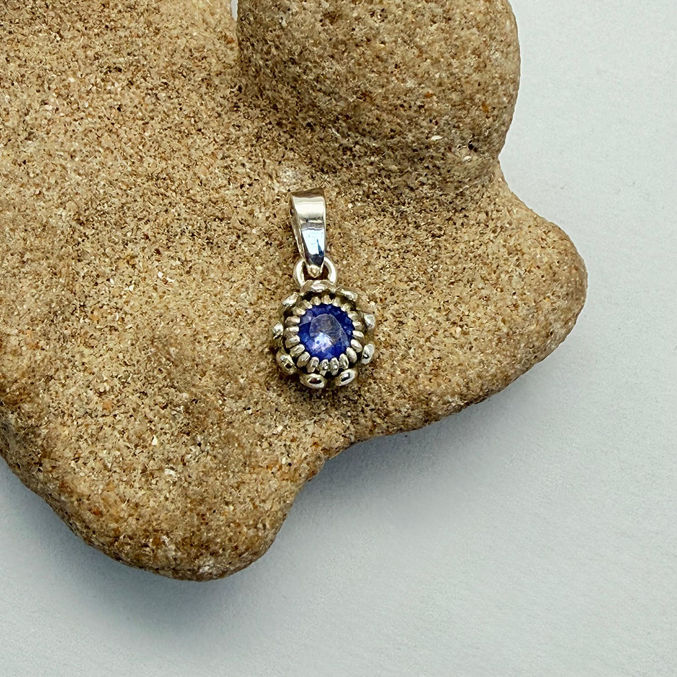 Tanzanite Protea Pendant
