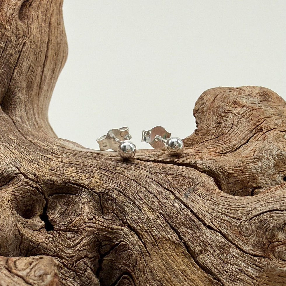 Classic Silver Ball Studs