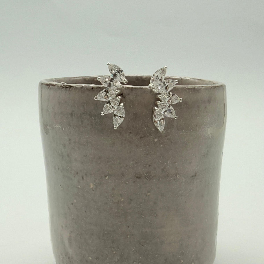 Cubic Zirconia Marquise Earrings