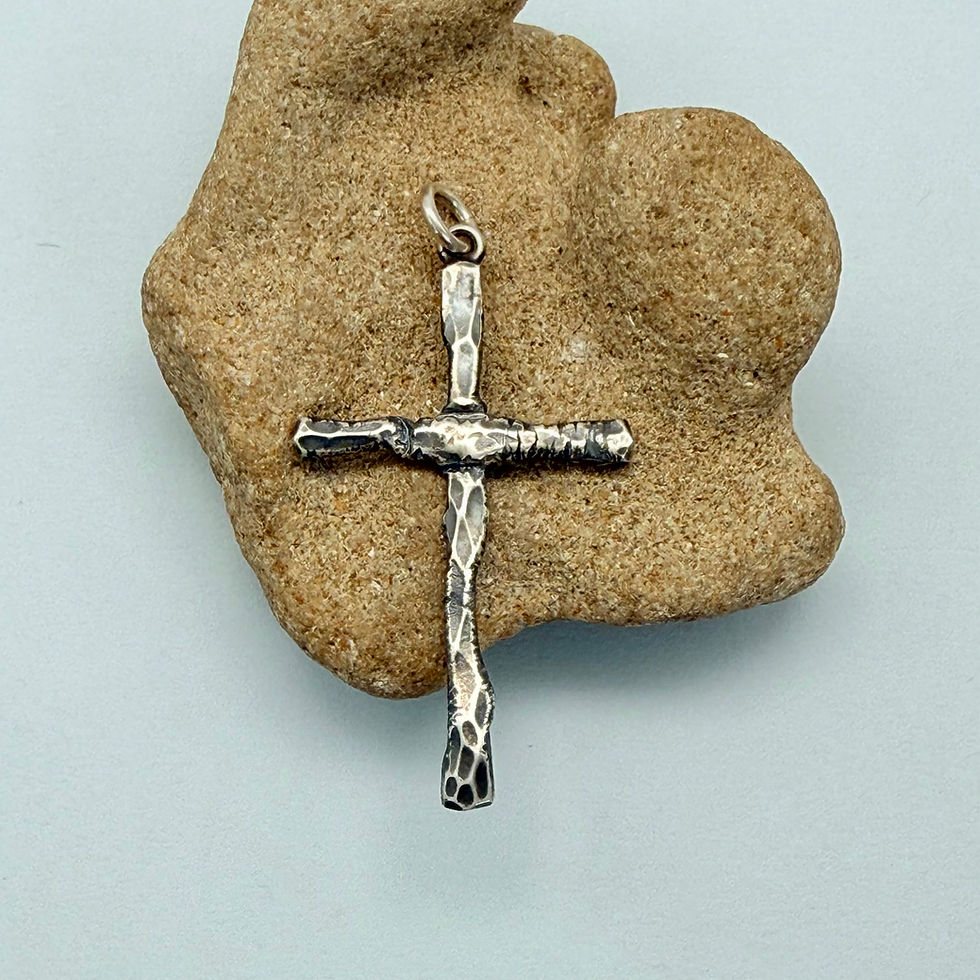 Oxidised Cross Pendant