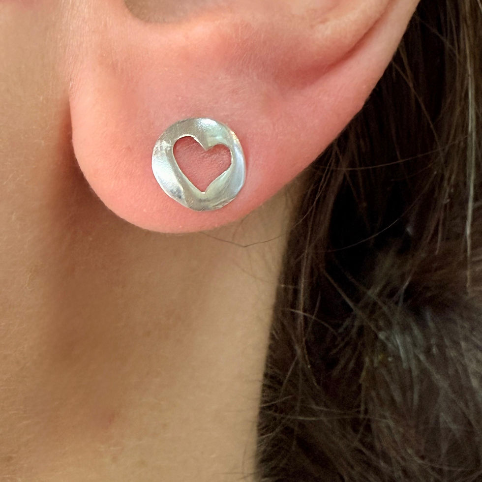 Cut Out Heart Earrings
