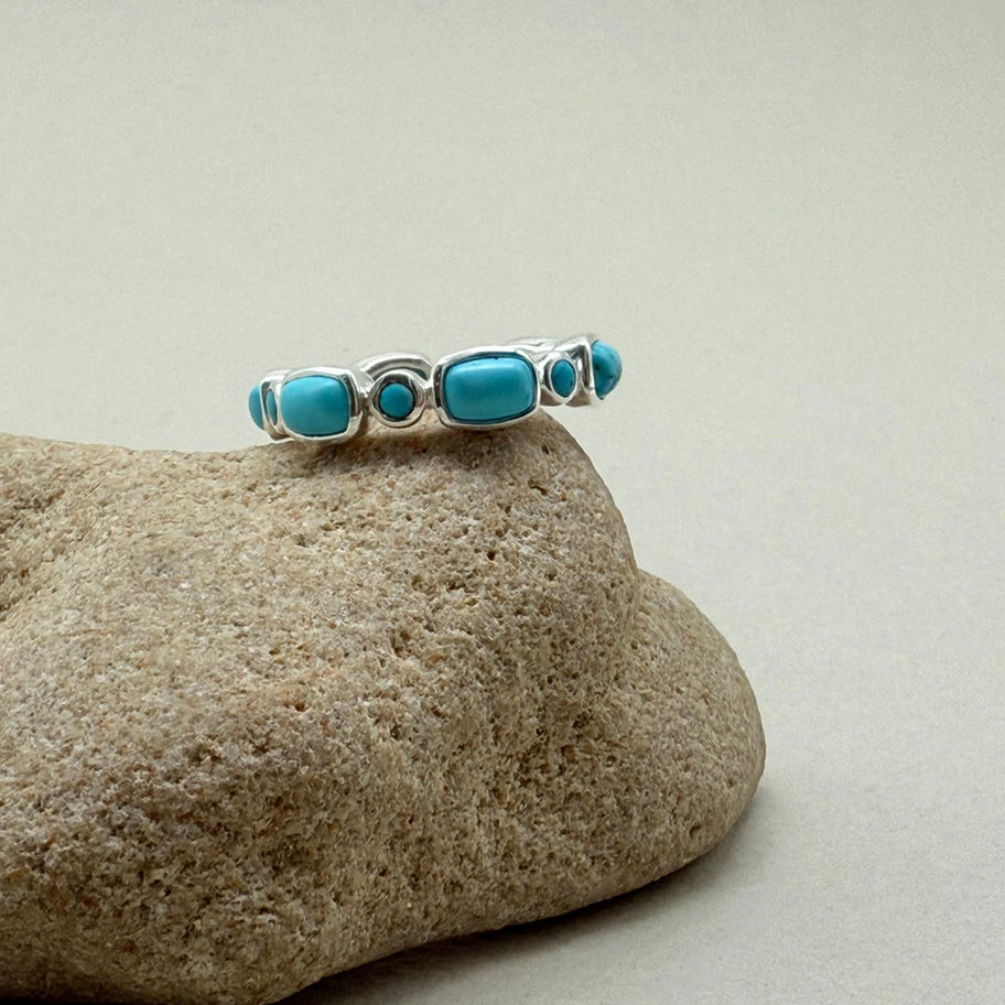 Turquoise Eternity Ring