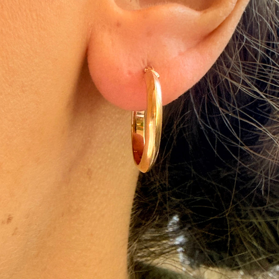 Gold Plated Hoop Earrings