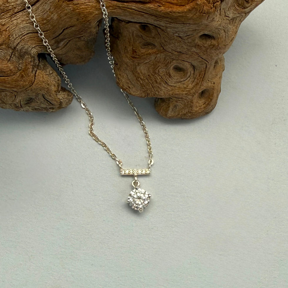 Cubic Zirconia Pendant Necklace