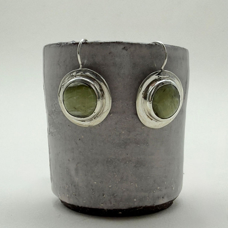 Serpentine Disc Earrings