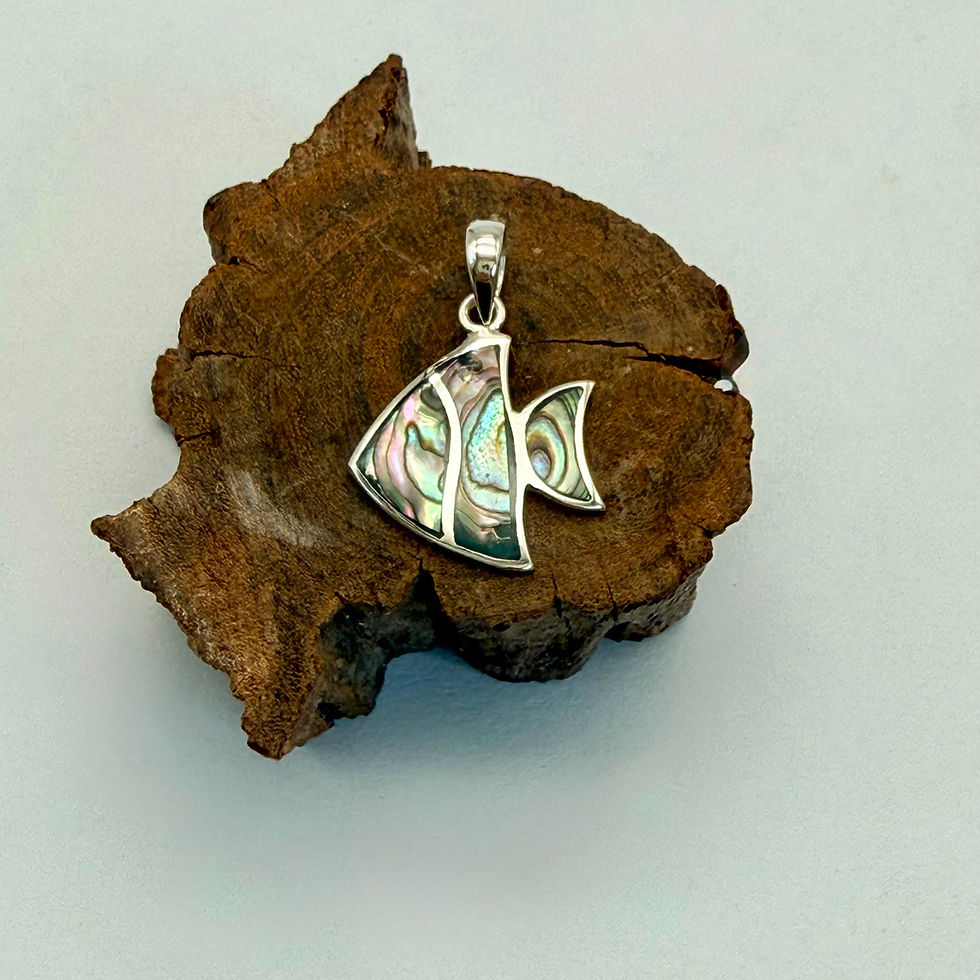 Abalone Shell Fish Pendant