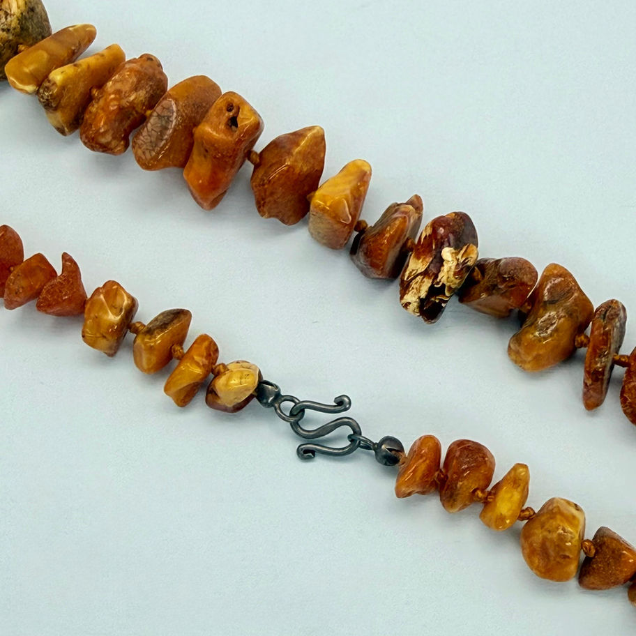 Long Amber Necklace