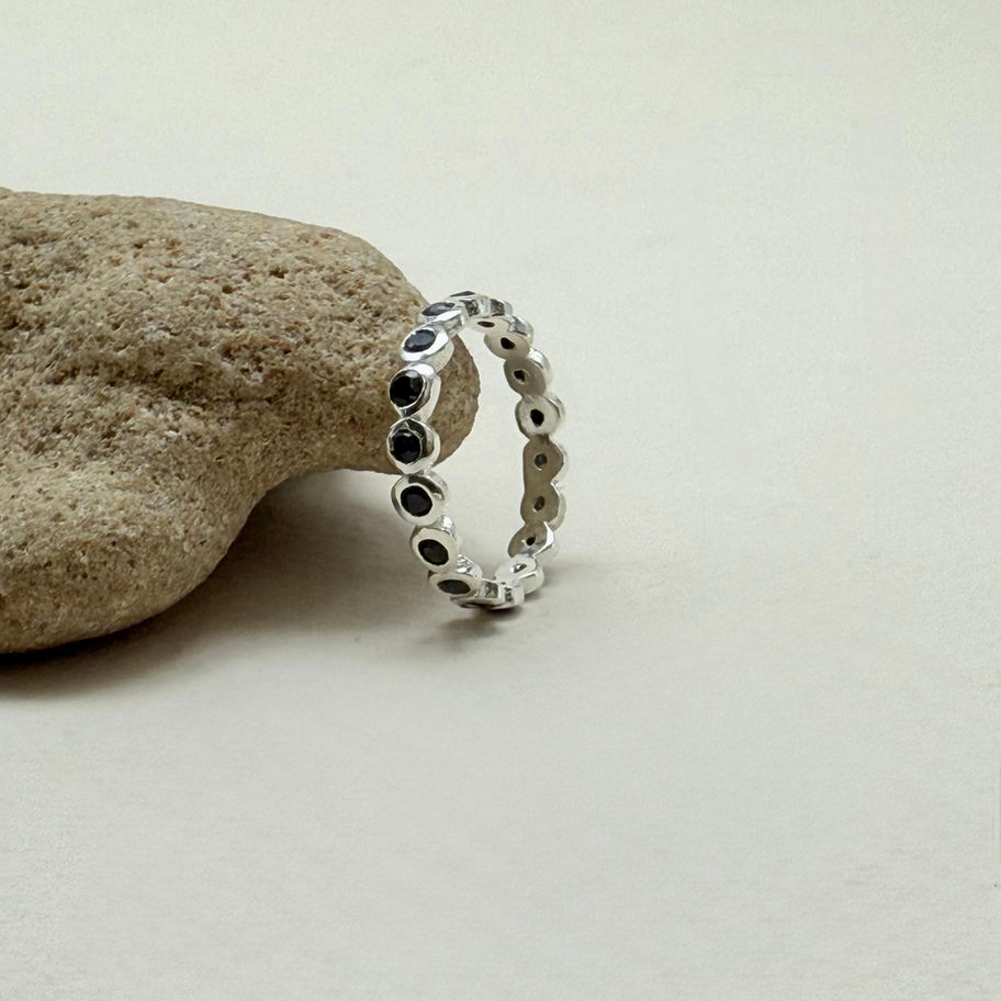 Onyx Eternity Ring
